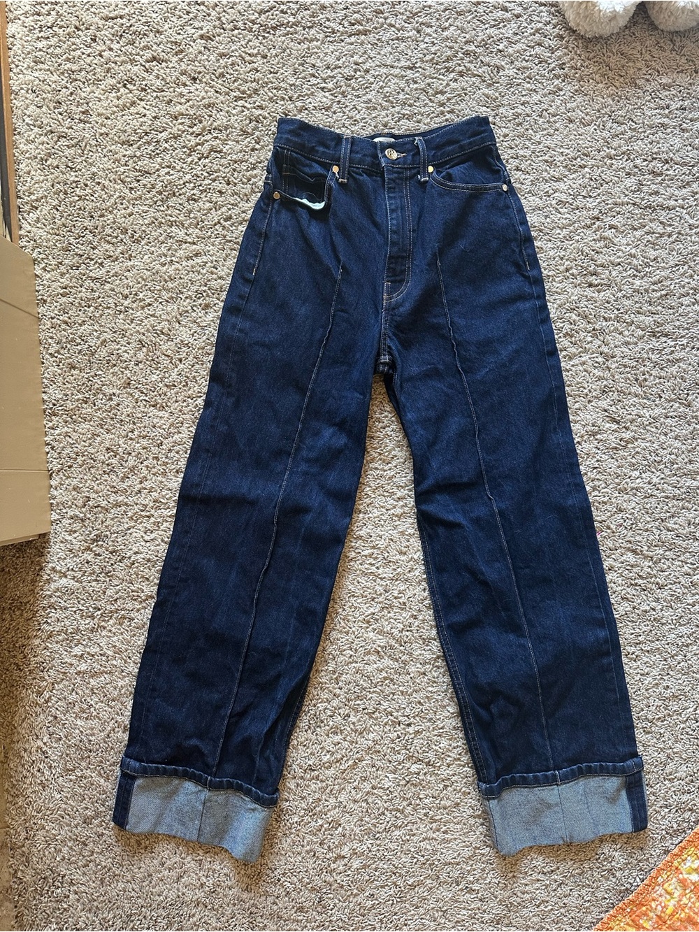 Ulla Johnson Dark Blue Denim Jeans